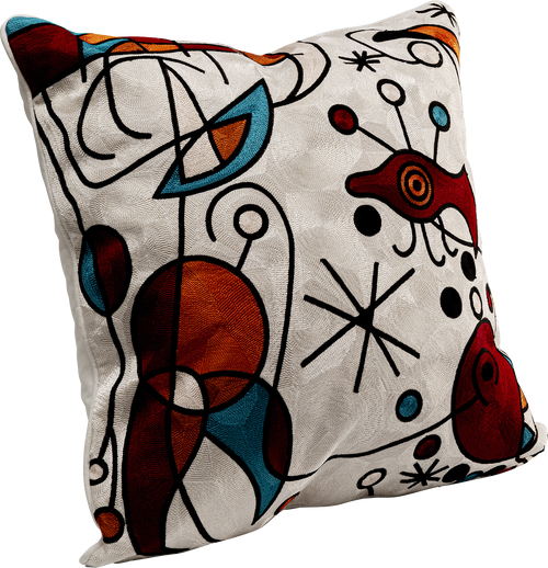 Kare - Cushion Art Line Sea World 50x50cm