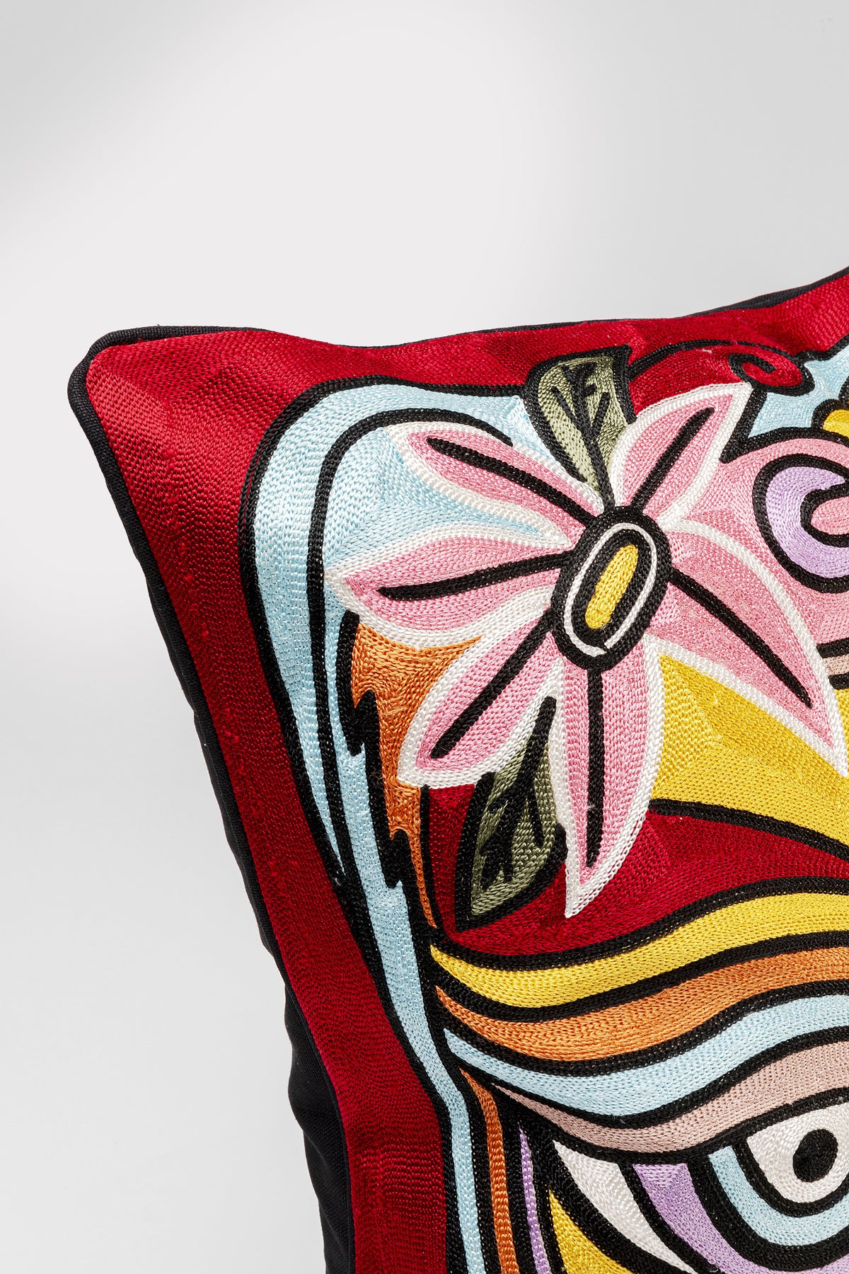 Kare - Cushion Art Line Face 50x50cm