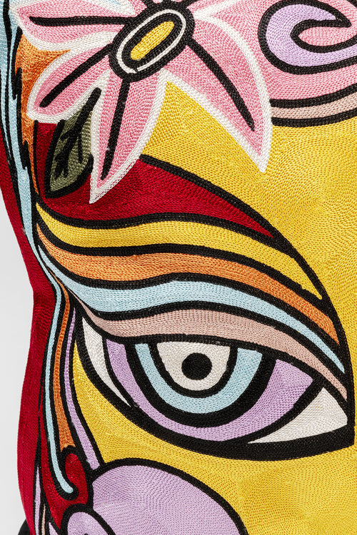 Kare - Cushion Art Line Face 50x50cm