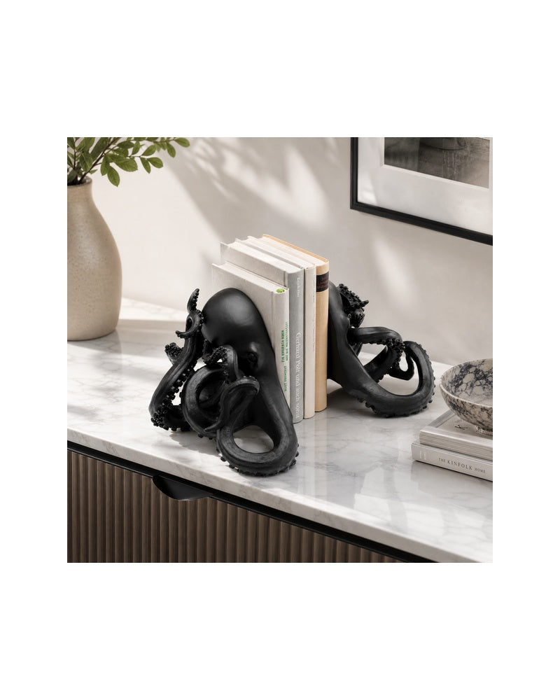 Kare - Bookend Octopus 18cm (2/Set)