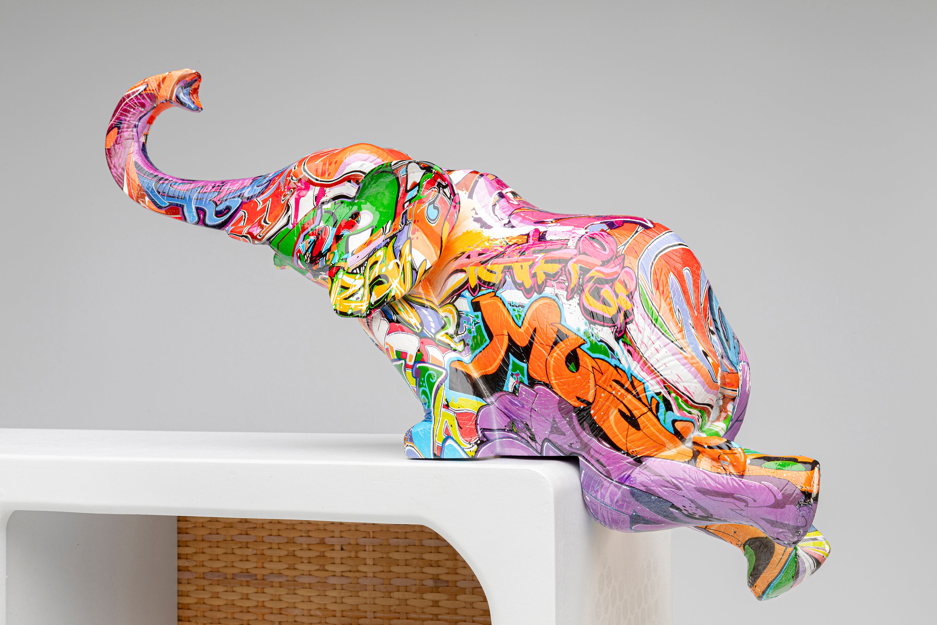 Kare - Deco Figurine Elefant Zirkus Graffit (2/Set)