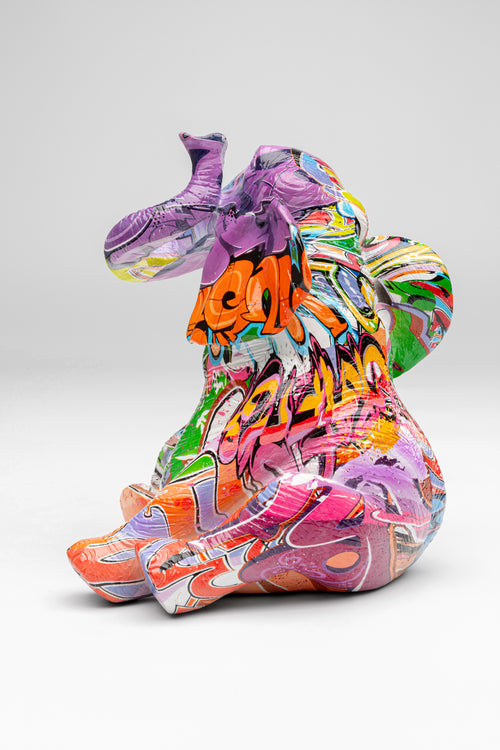 Kare - Deco Figurine Elefant Zirkus Graffit (2/Set)