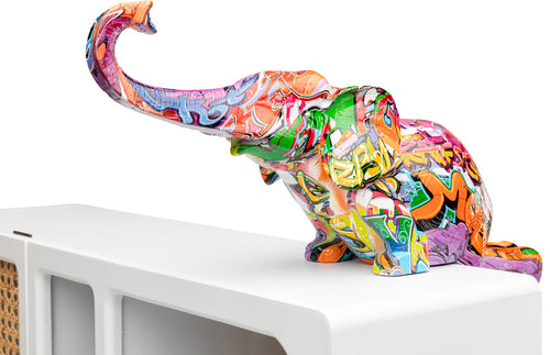 Kare - Deco Figurine Elefant Zirkus Graffit (2/Set)