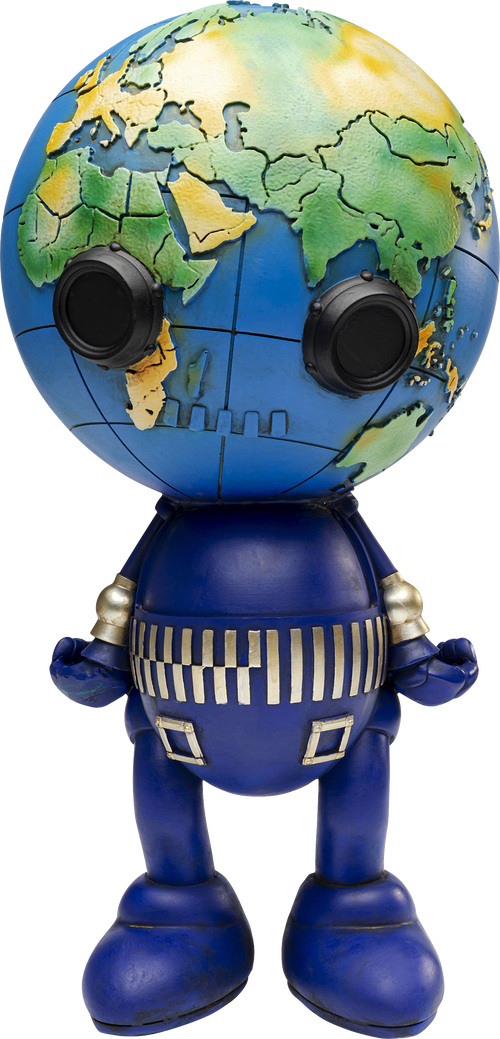 Kare - Deco Figurine Robot World 50cm