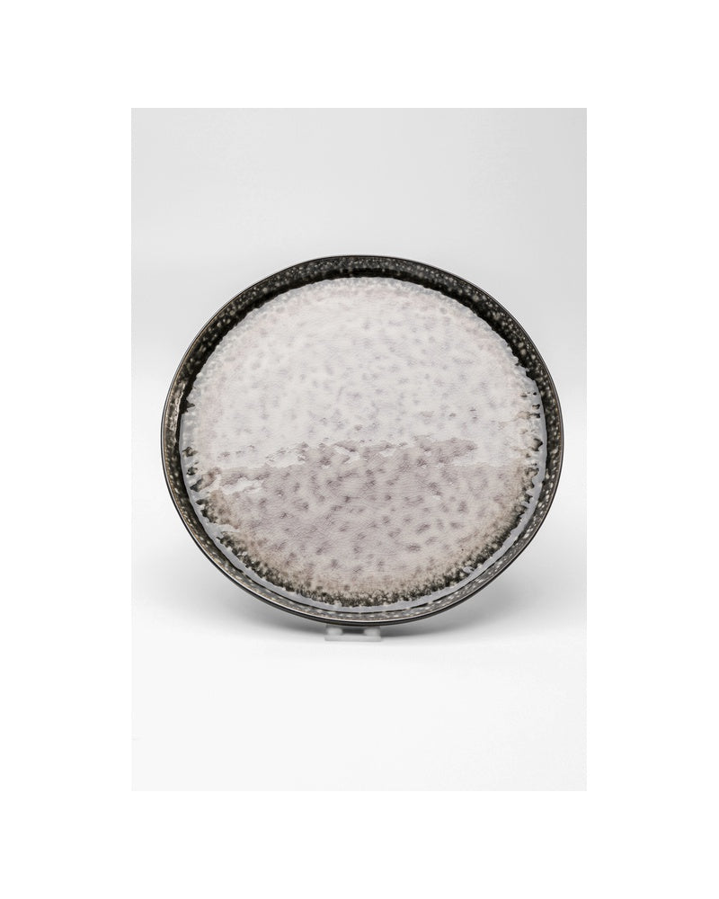 Kare - Plate Soho Grey Ø27cm