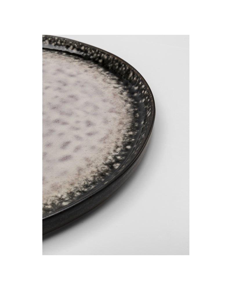 Kare - Plate Soho Grey Ø27cm