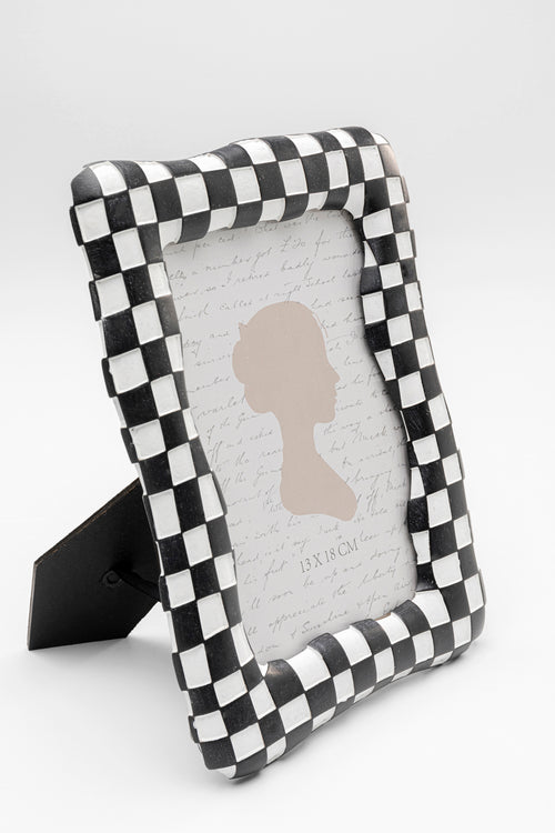 Kare - Picture Frame Checker Black 13x18cm