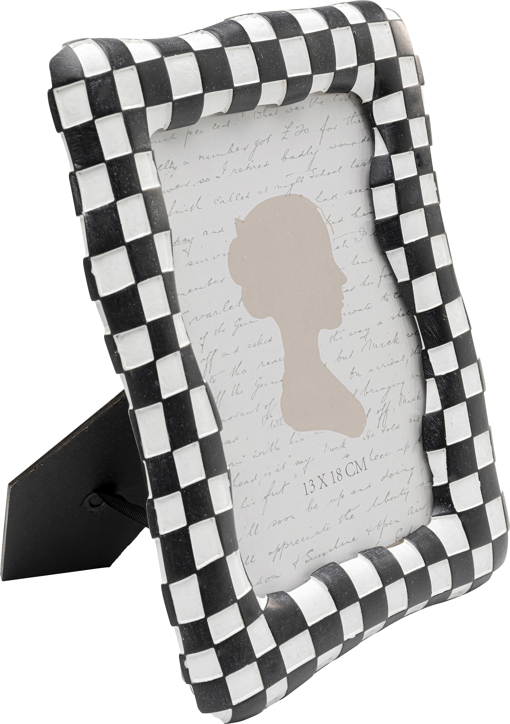 Kare - Picture Frame Checker Black 13x18cm