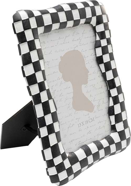 Kare - Picture Frame Checker Black 13x18cm