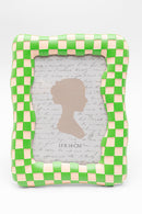 Kare - Picture Frame Checker Green 13x18cm