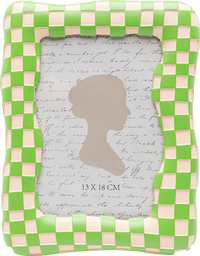 Kare - Picture Frame Checker Green 13x18cm