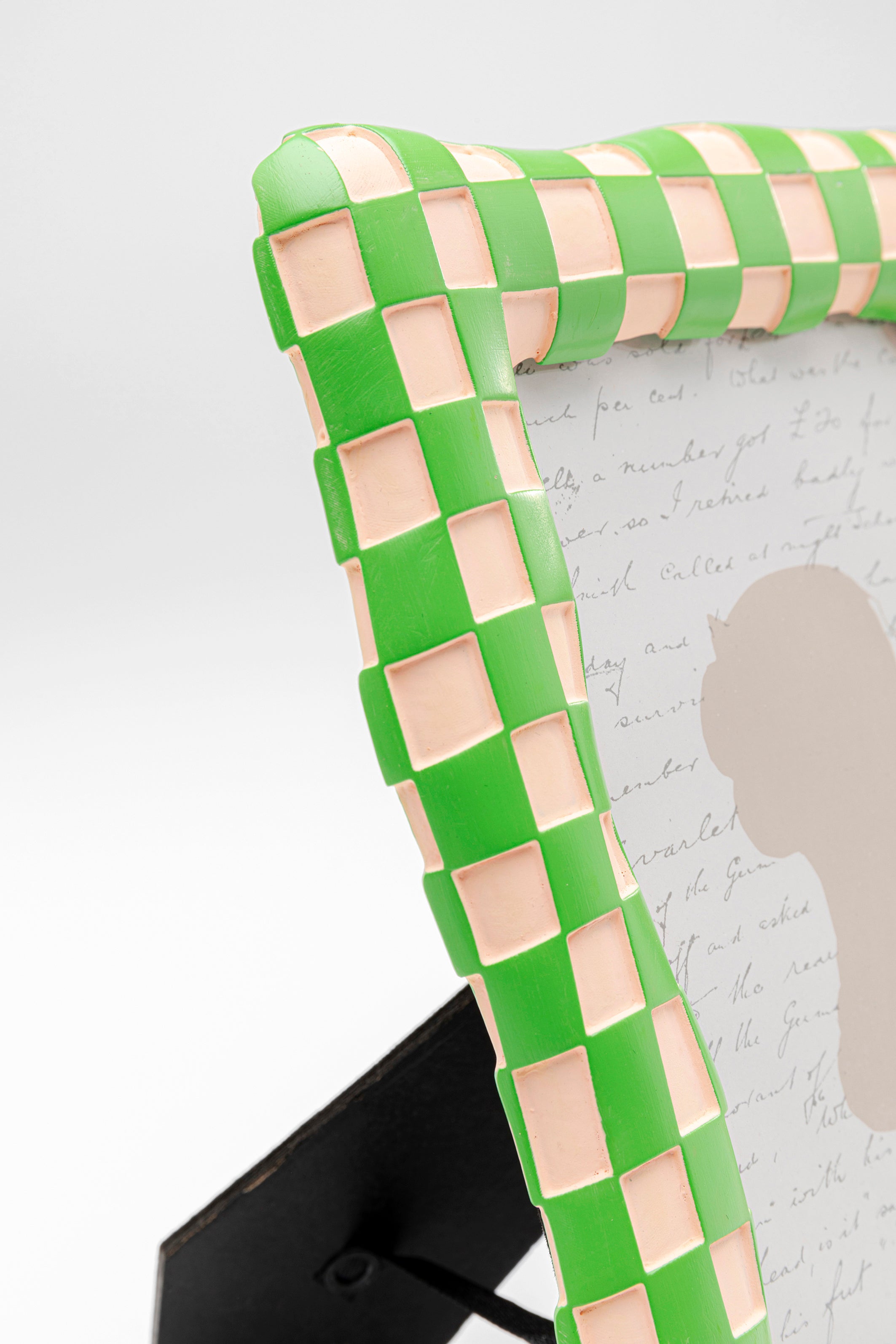 Kare - Picture Frame Checker Green 13x18cm
