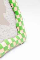 Kare - Picture Frame Checker Green 13x18cm