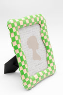 Kare - Picture Frame Checker Green 13x18cm