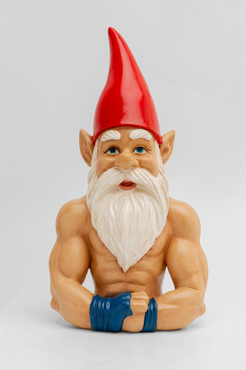 Kare - Deco Figurine Gnome Muscle 32cm