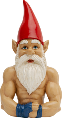 Kare - Deco Figurine Gnome Muscle 32cm