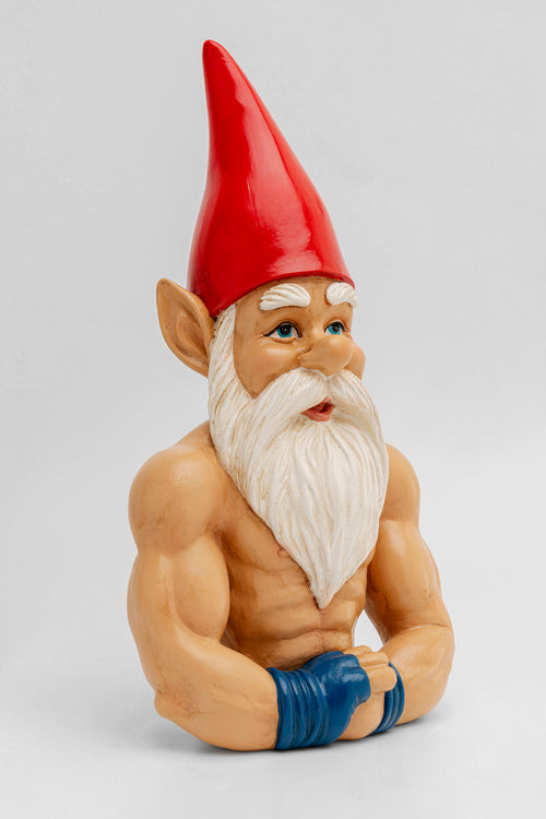 Kare - Deco Figurine Gnome Muscle 32cm