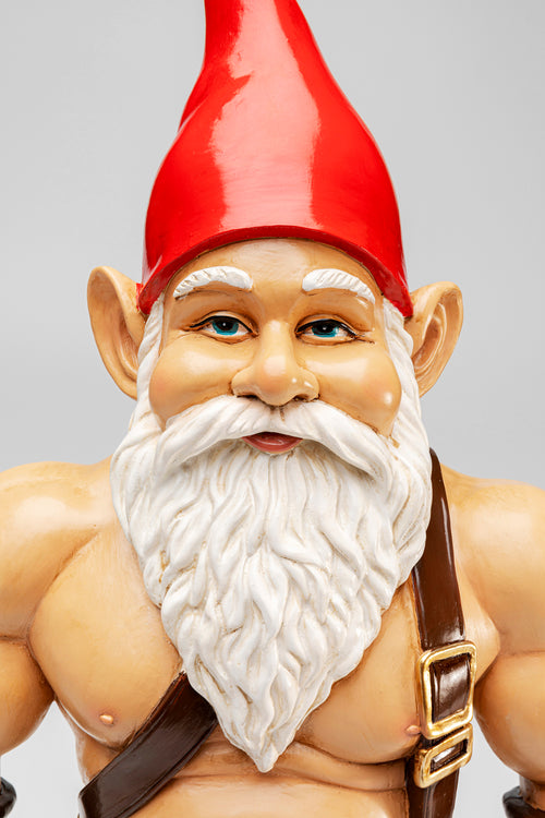 Kare - Deco Figurine Gnome Muscle 60cm