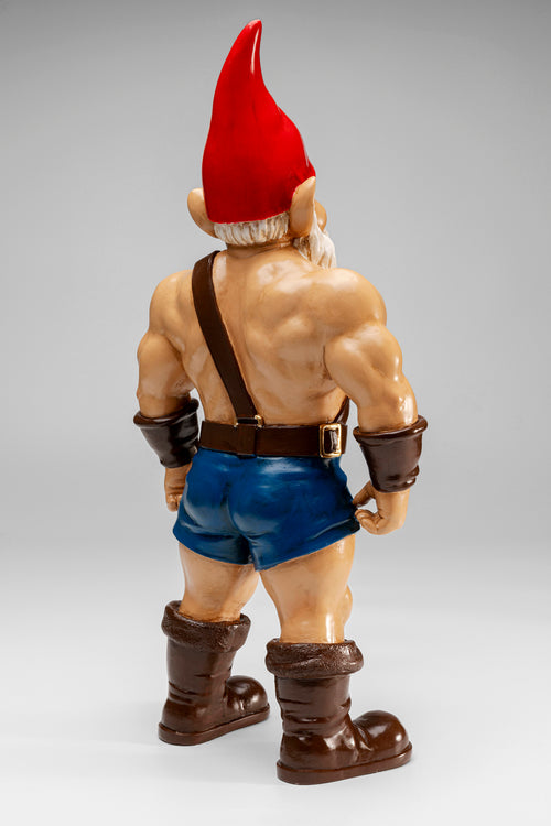 Kare - Deco Figurine Gnome Muscle 60cm