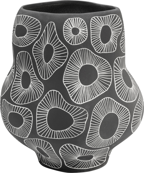 Kare - Vase Anemone Grey 33cm