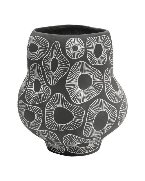 Kare - Vase Anemone Grey 33cm