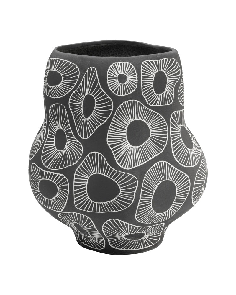 Kare - Vase Anemone Grey 33cm