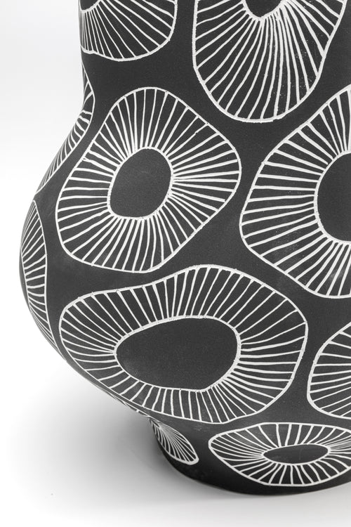 Kare - Vase Anemone Grey 33cm