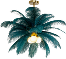 Kare - Pendant Lamp Feather Palm Green Ø87cm