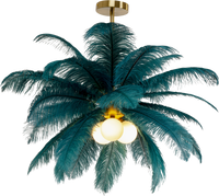 Kare - Pendant Lamp Feather Palm Green Ø87cm