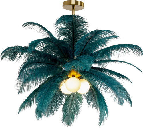 Kare - Pendant Lamp Feather Palm Green Ø87cm