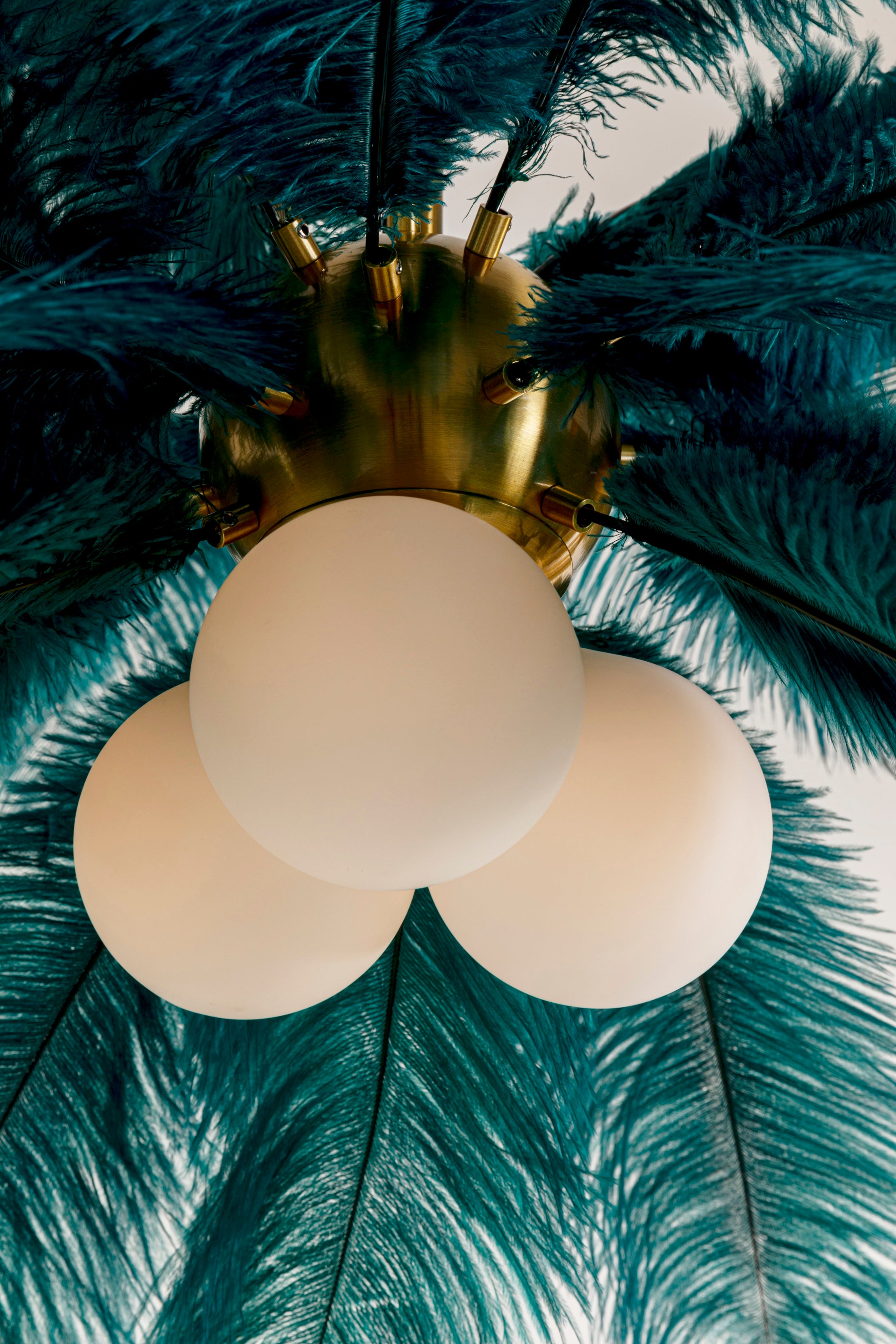Kare - Pendant Lamp Feather Palm Green Ø87cm