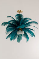 Kare - Pendant Lamp Feather Palm Green Ø87cm