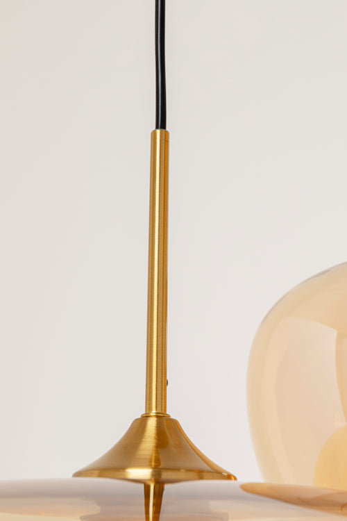 Kare - Pendant Lamp Sphere Amber Ø45cm