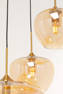 Kare - Pendant Lamp Sphere Amber Ø45cm