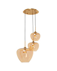 Kare - Pendant Lamp Sphere Amber Ø45cm