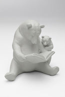 Kare - Deco Figurine Reading Bears Greige