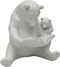 Kare - Deco Figurine Reading Bears Greige