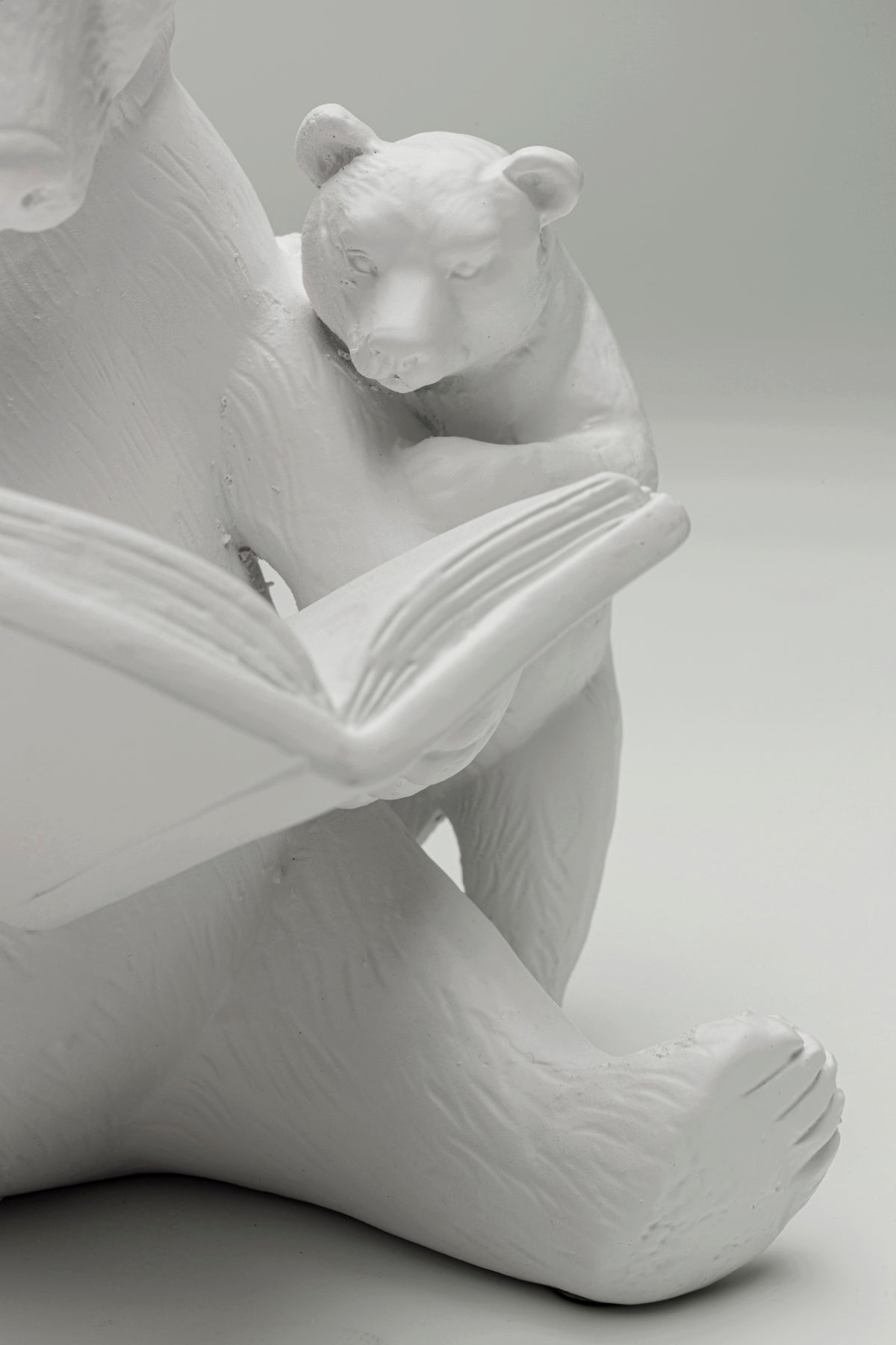 Kare - Deco Figurine Reading Bears Greige