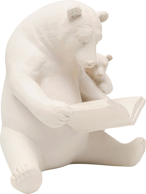 Kare - Deco Figurine Reading Bears Greige