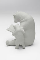 Kare - Deco Figurine Reading Bears Greige