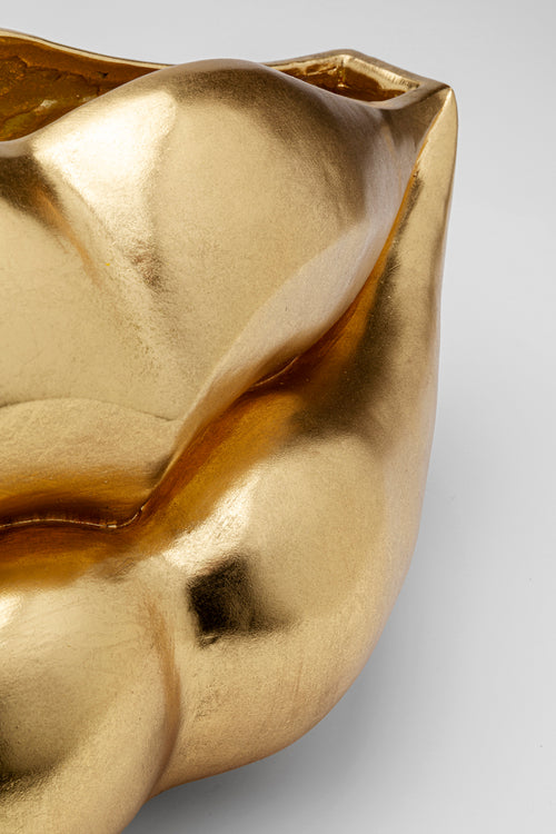 Kare - Vase Lips Gold 30cm