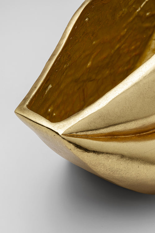Kare - Vase Lips Gold 30cm