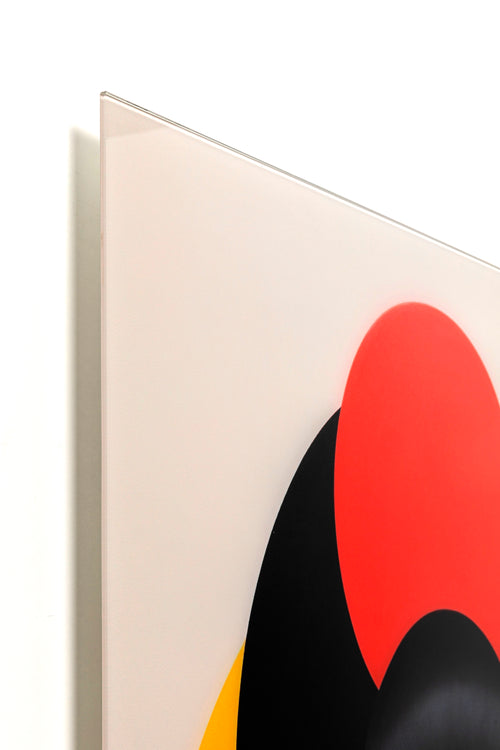 Kare - Glass Picture Muse Retro Lady Red 80x120cm
