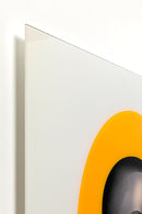 Kare - Glass Picture Muse Retro Lady Yellow 80x120cm