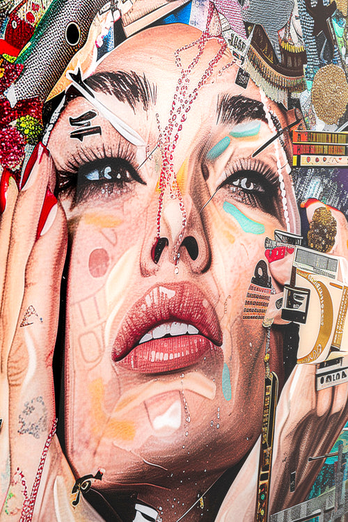 Kare - Glass Picture Artsy Portrait Front 80x120cm