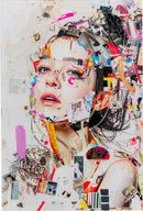 Kare - Glass Picture Artsy Portrait Side 80x120cm