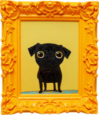 Kare - Framed Picture Sweet Dog Eyes 30x35cm