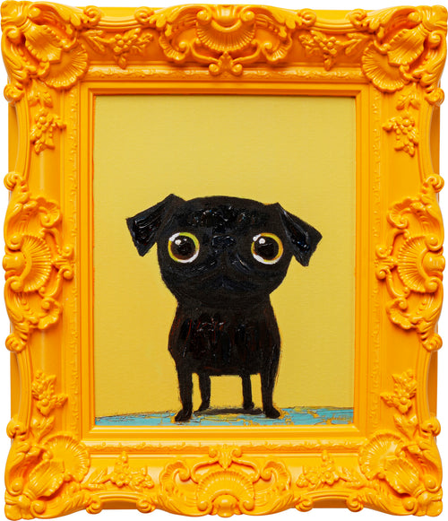 Kare - Framed Picture Sweet Dog Eyes 30x35cm