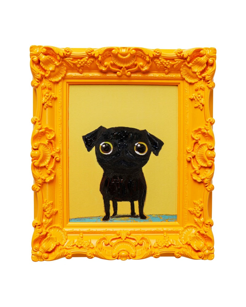 Kare - Framed Picture Sweet Dog Eyes 30x35cm