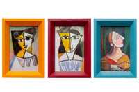 Kare - Framed Picture Portrait Cubism 13x18cm (3/Set)